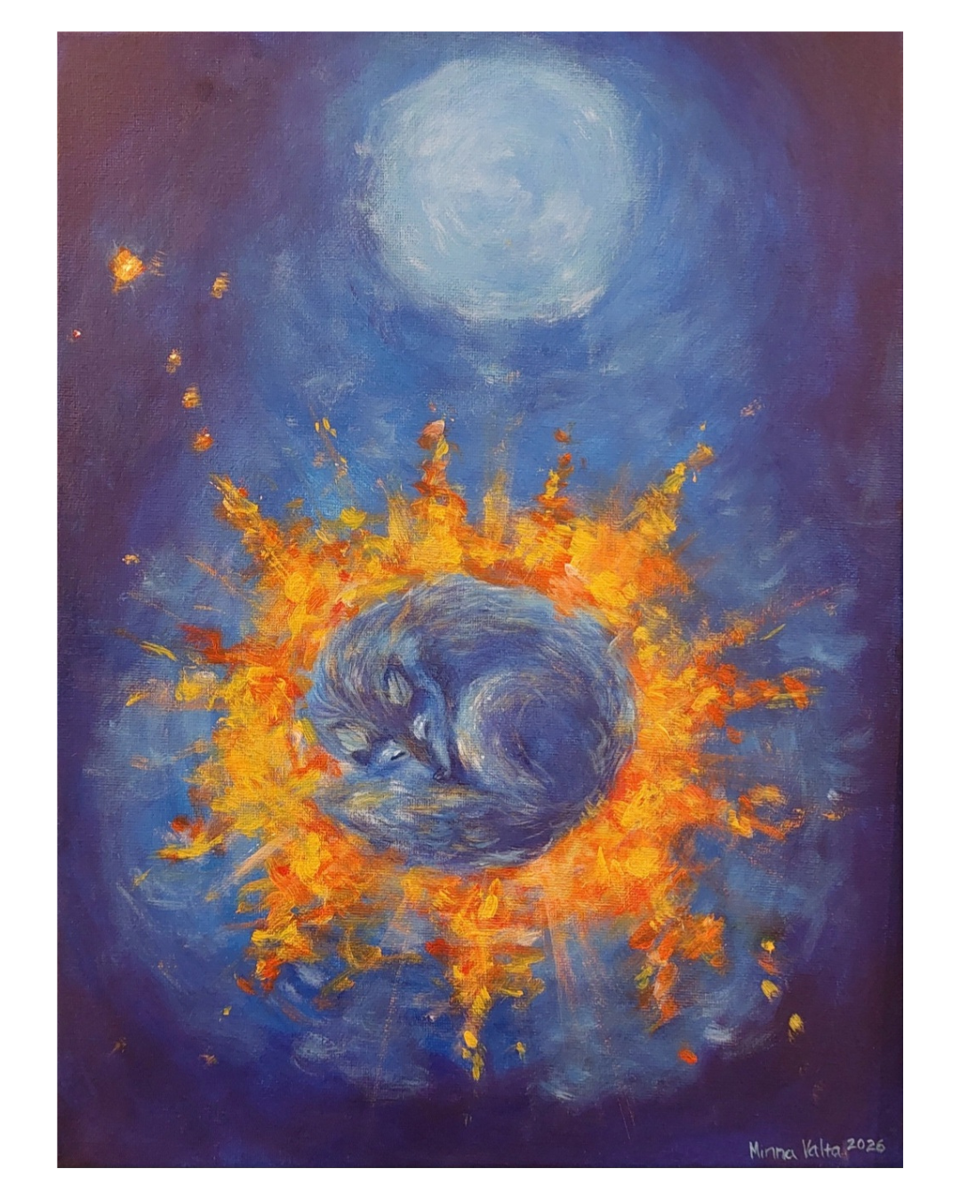 Aurinkokettu lepää hetken, 2026